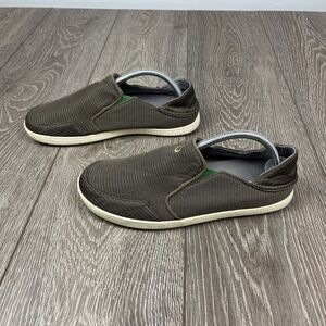 Olukai Nohea Mesh Men's 9 42‎ Loafers Slip On Shoes Brown 10188-13AP